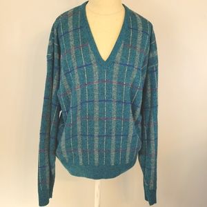 90s Jantzen Plaid Knit Sweater